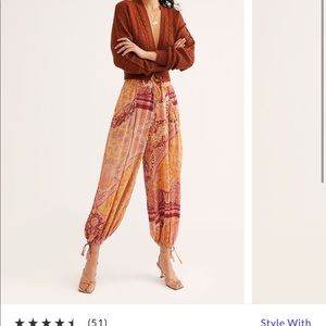 NWT Small Free People Begonia Balloon Pants